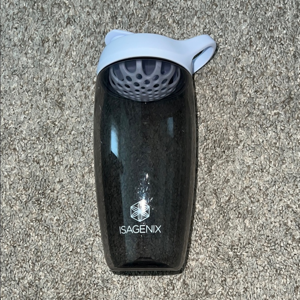 Promixx Dark Grey Shaker Water Bottle with Isagenix Logo